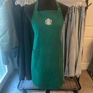Green Starbucks aprons